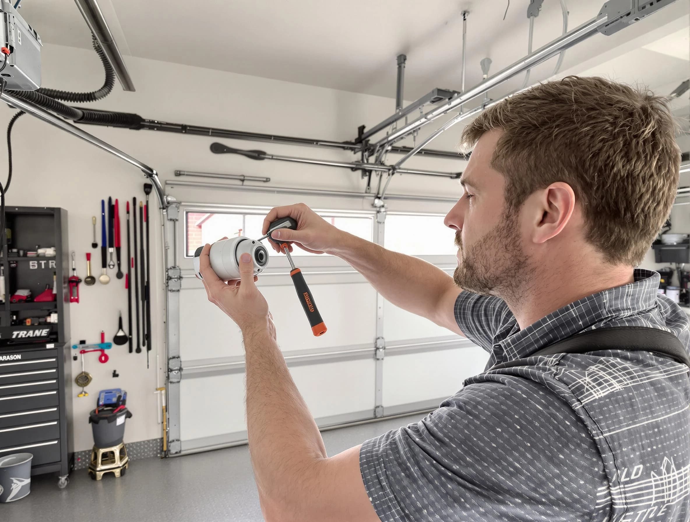 Garage door opener repair service by Mount Juliet Garage Door Repair in Mount Juliet