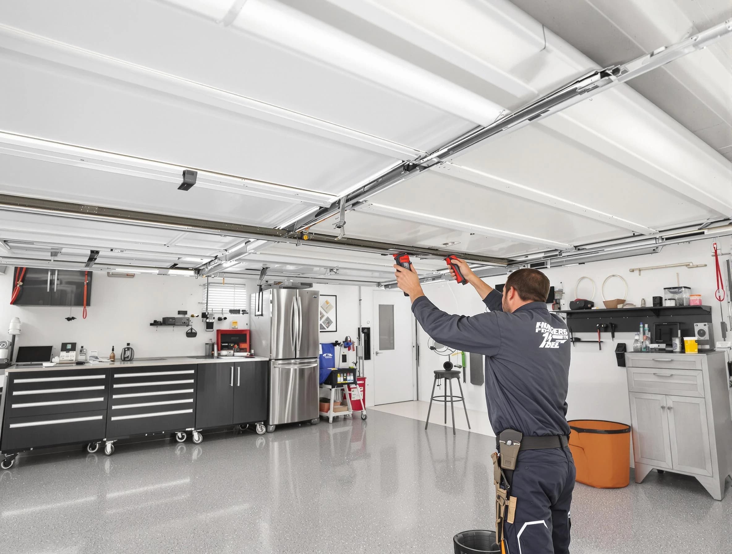 Overhead garage door repair service by Mount Juliet Garage Door Repair in Mount Juliet