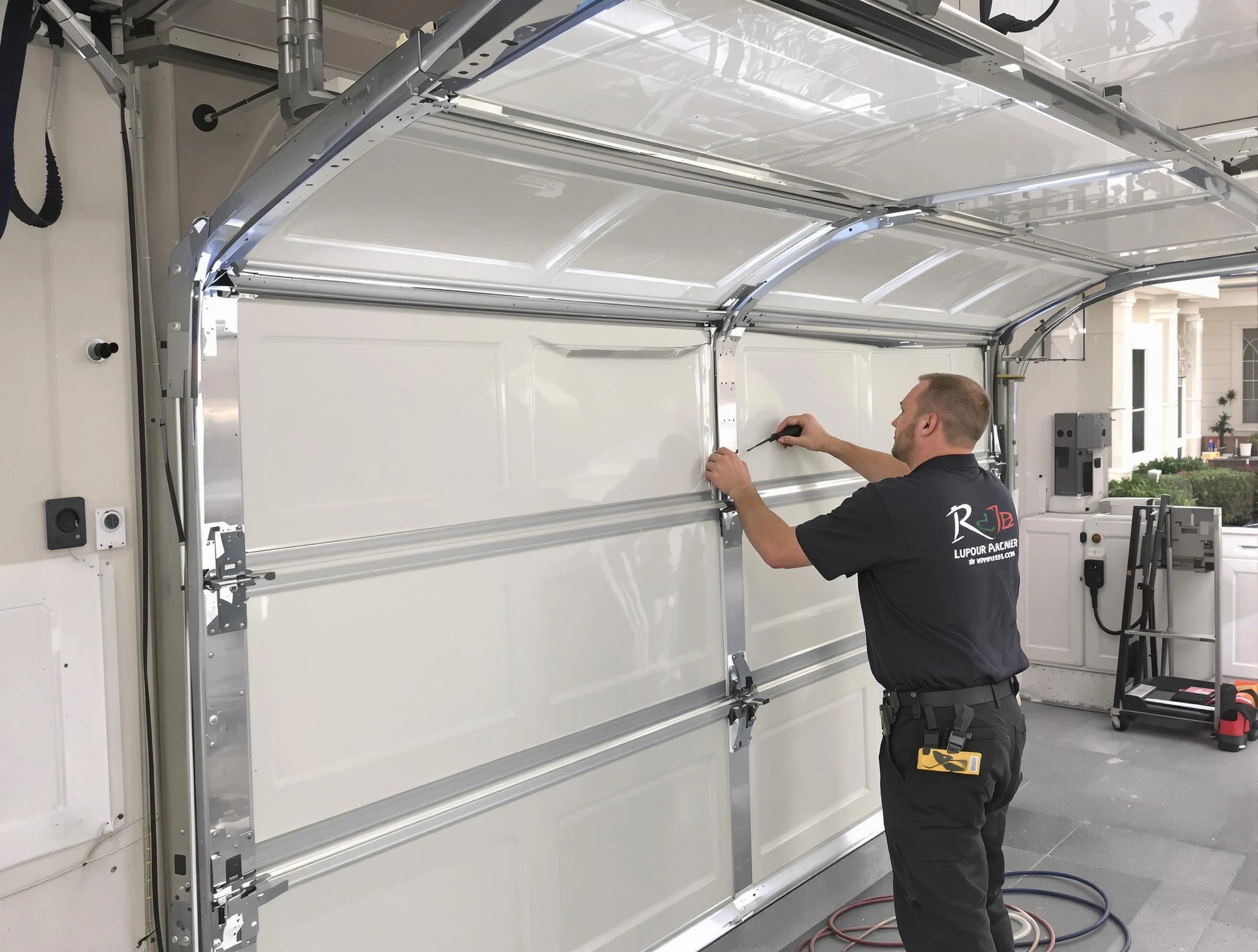 Mount Juliet Garage Door Repair professional performing panel repair in Mount Juliet