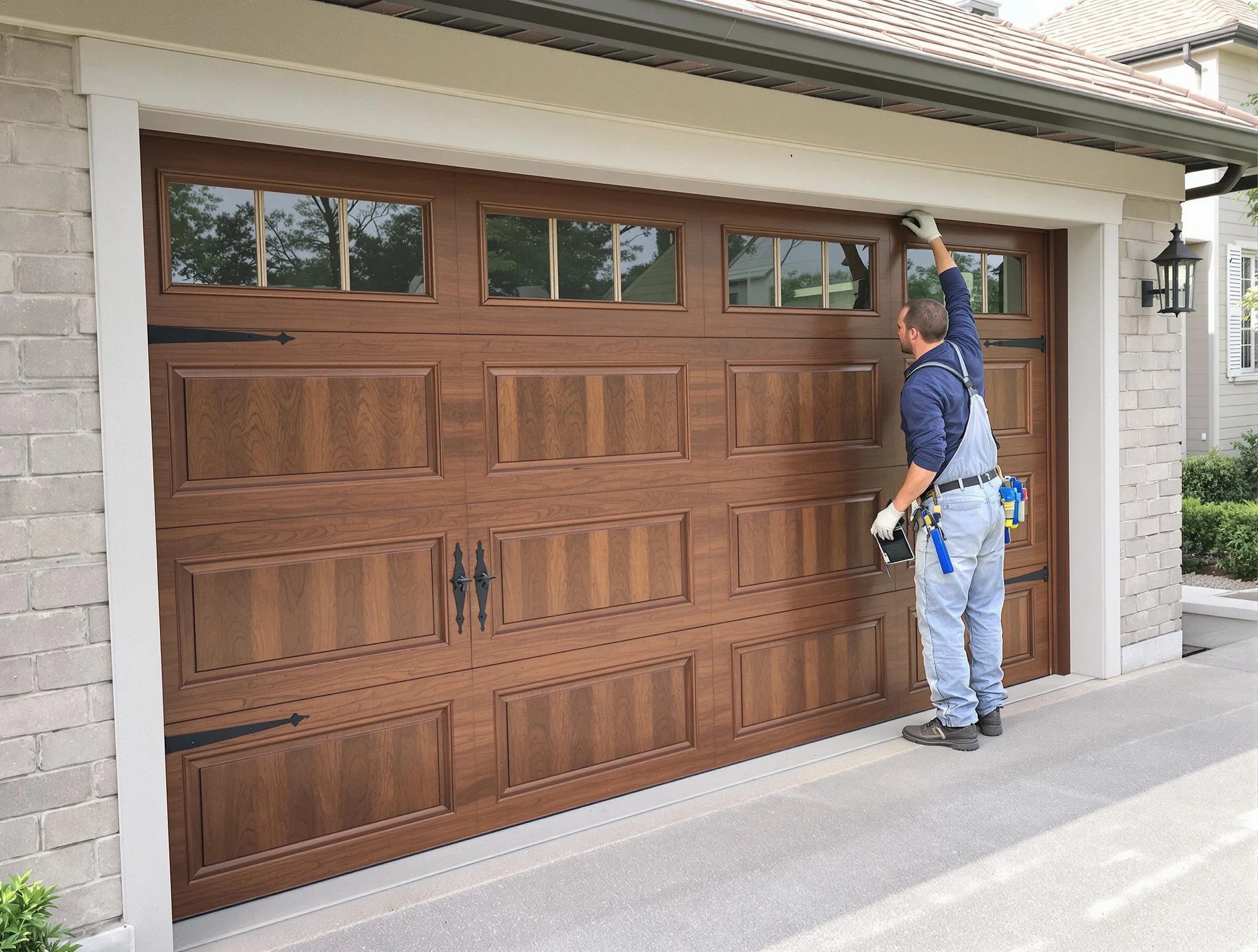 Custom garage door showcase by Mount Juliet Garage Door Repair in Mount Juliet