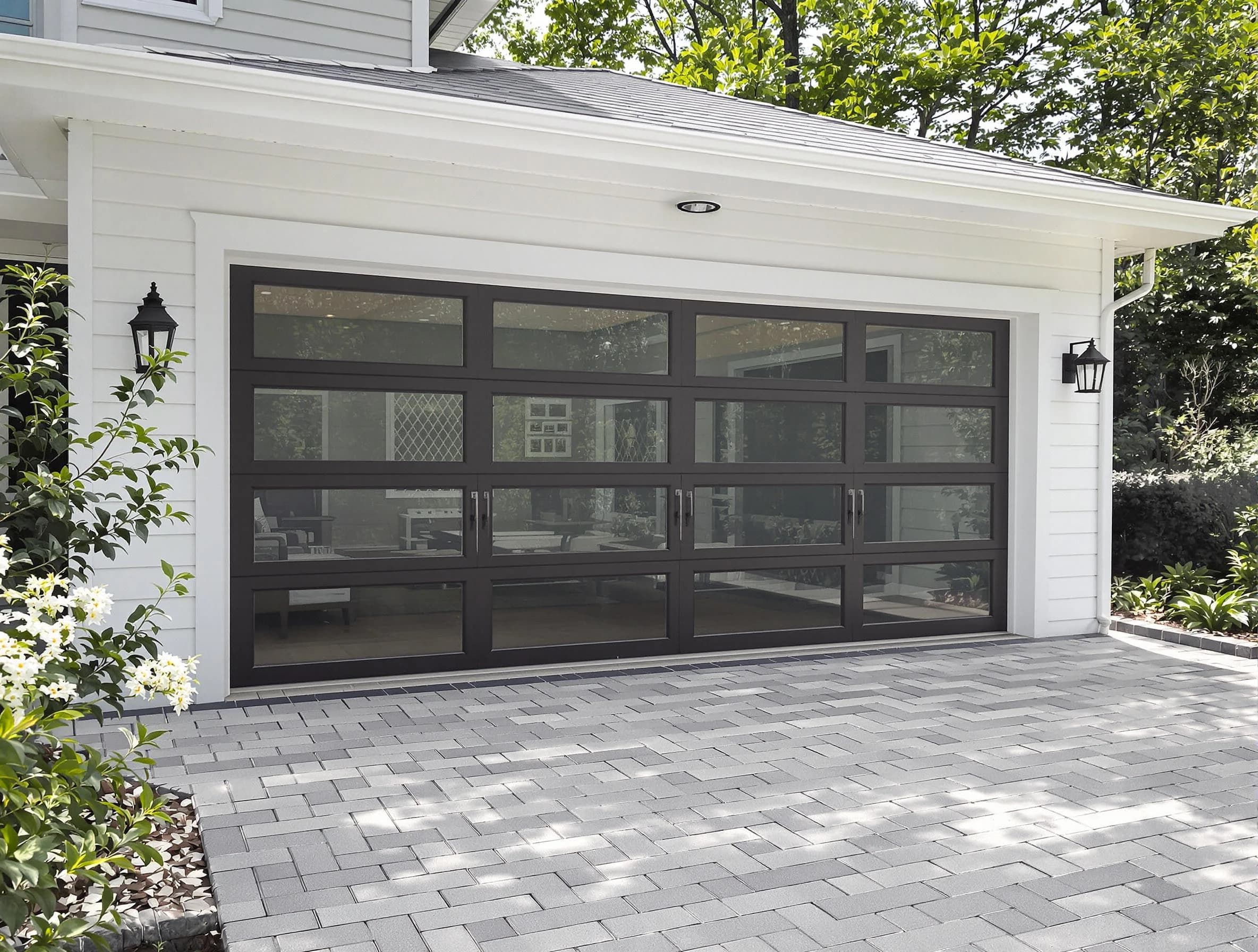 Mount Juliet Garage Door Repair design specialist presenting custom garage door options to Mount Juliet homeowner