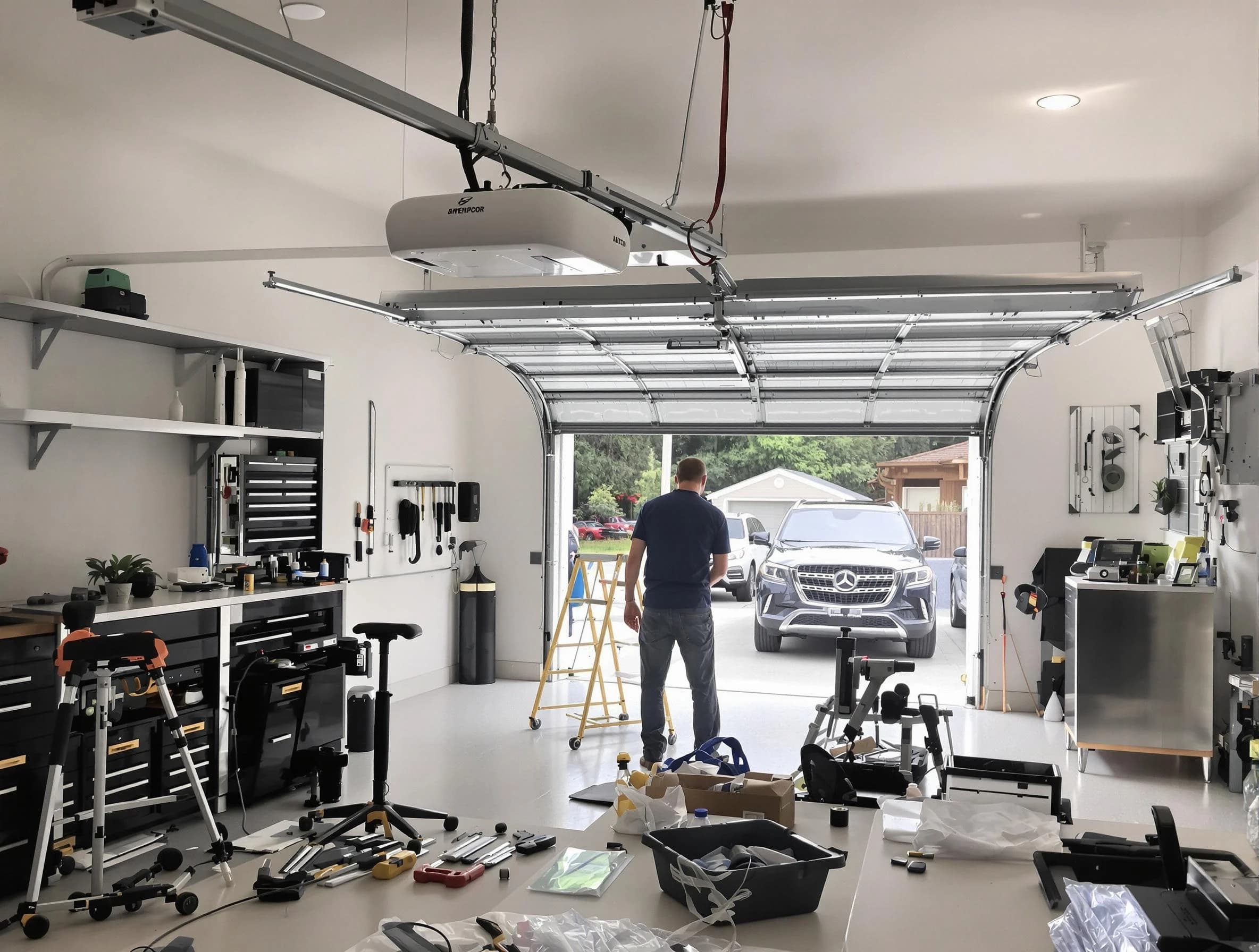 Garage door opener installation by Mount Juliet Garage Door Repair in Mount Juliet