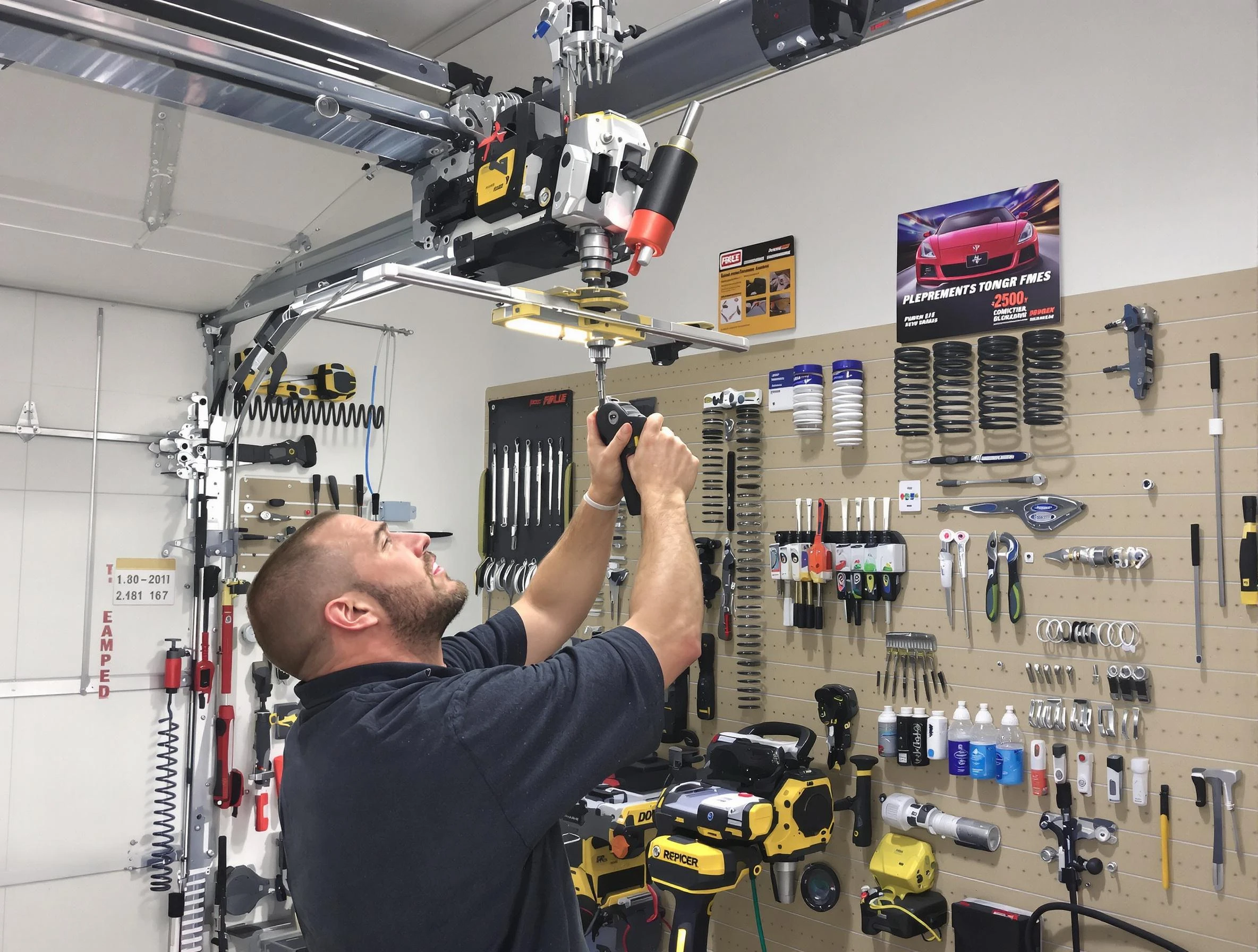 Garage Door Spring Repair in Mount Juliet