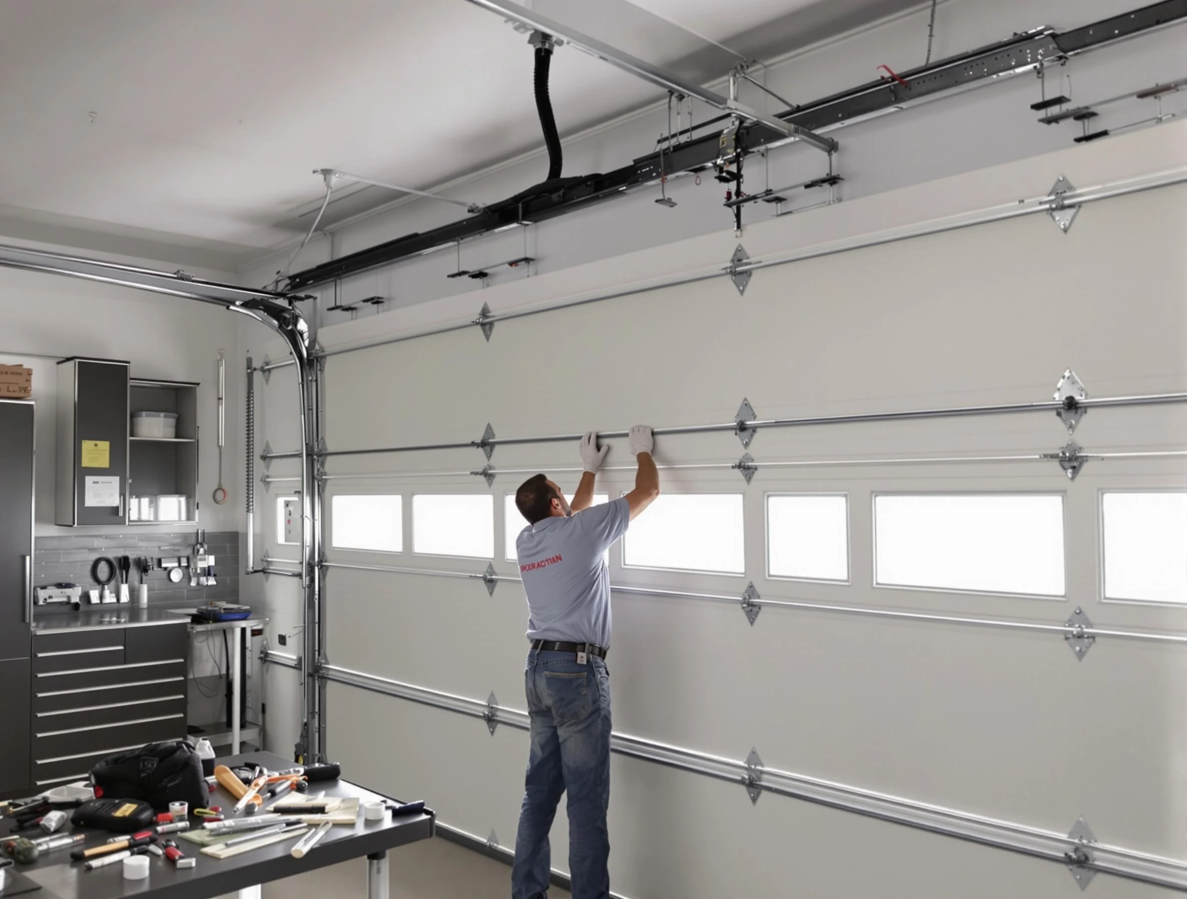 Garage Door Track Repair in Mount Juliet