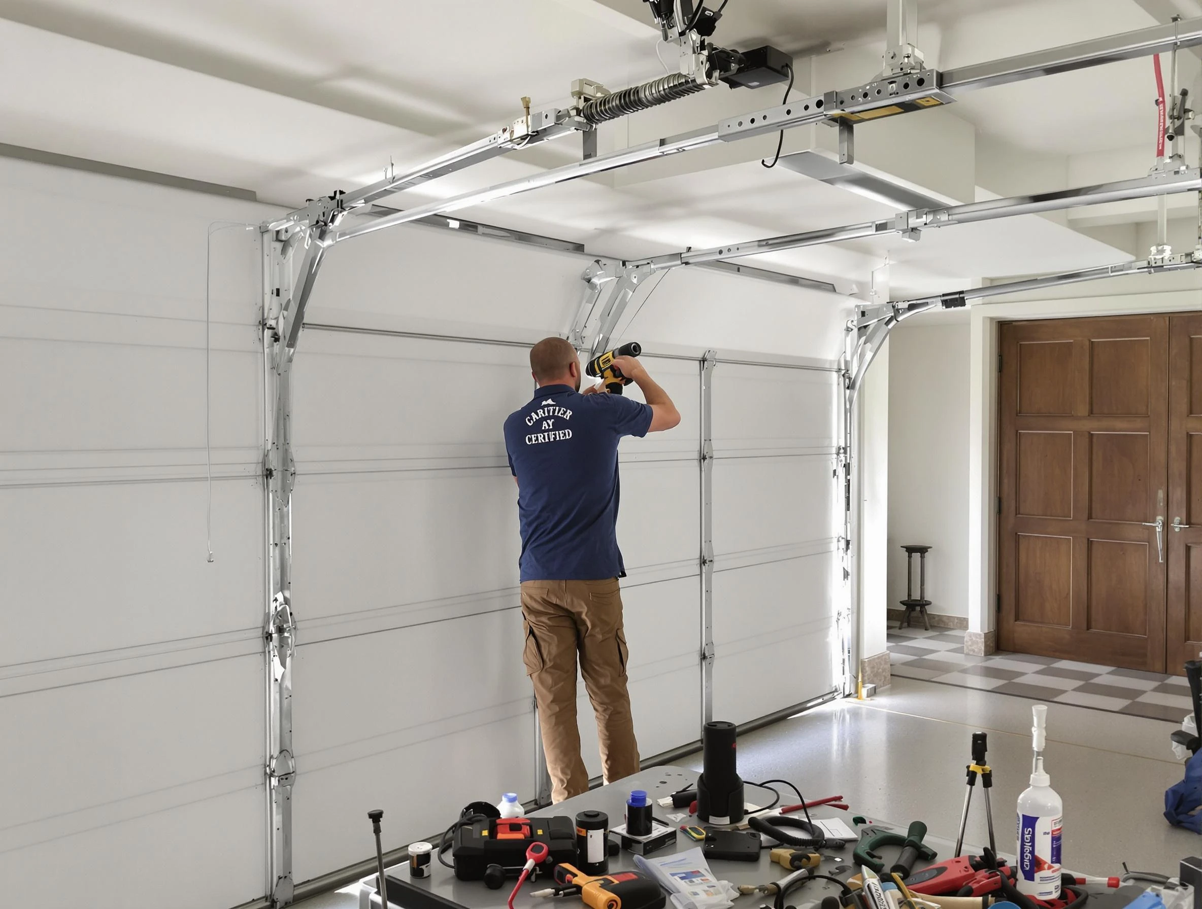 Mount Juliet Garage Door Repair certified technician performing precision garage door repair in Mount Juliet