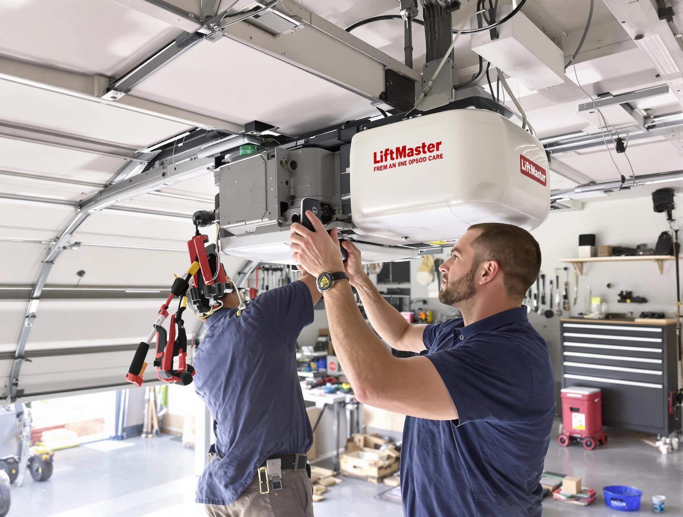 Mount Juliet Garage Door Repair technician performing advanced diagnostics on garage opener in Mount Juliet
