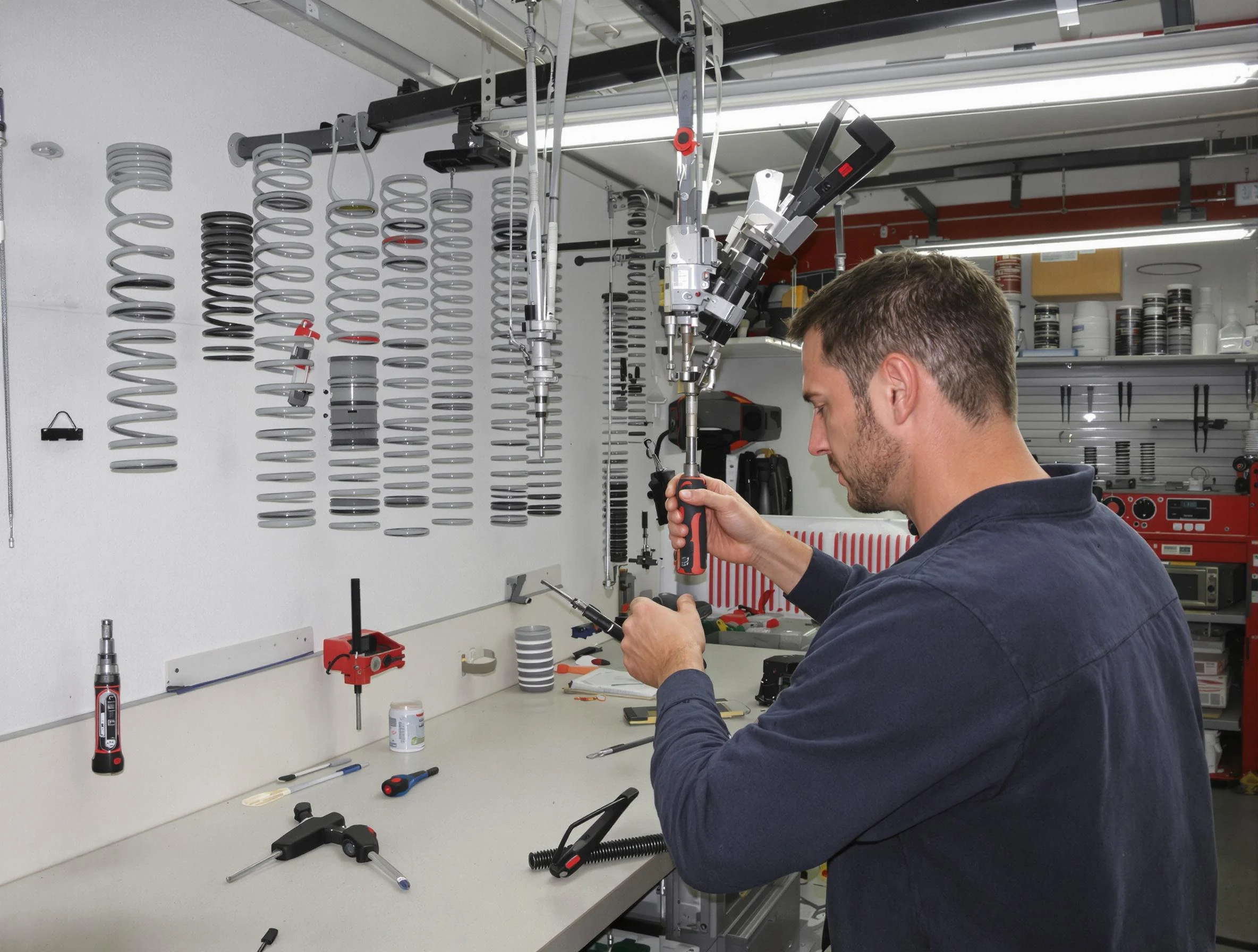 Mount Juliet Garage Door Repair safety certified technician performing precision spring replacement in Mount Juliet